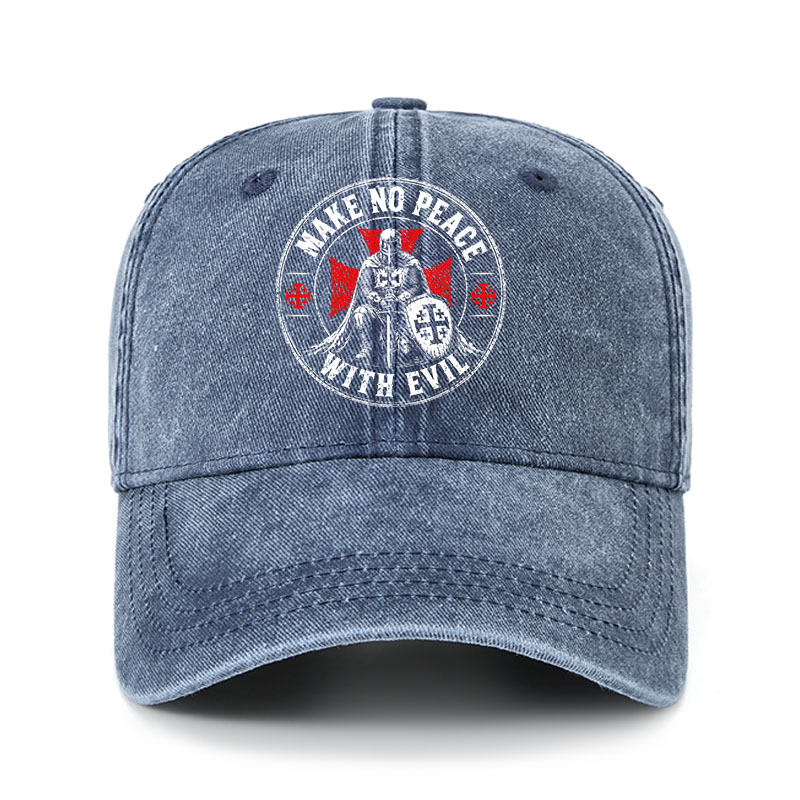 Heritage Washed Cap - Make No Peace With Evil