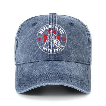 Heritage Washed Cap - Make No Peace With Evil