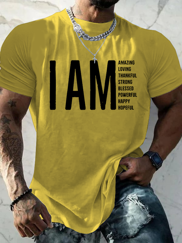 I AM Jesus God Christian Cotton T-Shirt