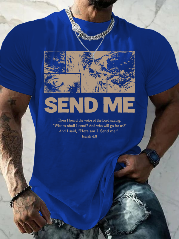 Send Me Jesus God Christian Cotton T-Shirt