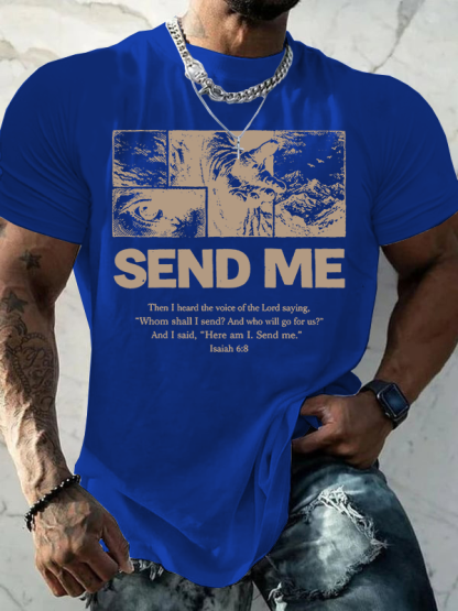 Send Me Jesus God Christian Cotton T-Shirt