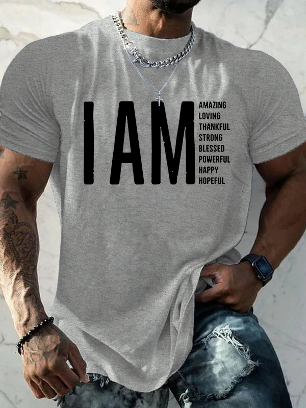 I AM Jesus God Christian Cotton T-Shirt