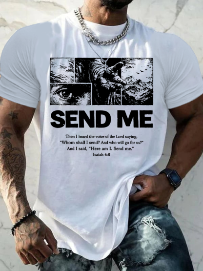Send Me Jesus God Christian Cotton T-Shirt
