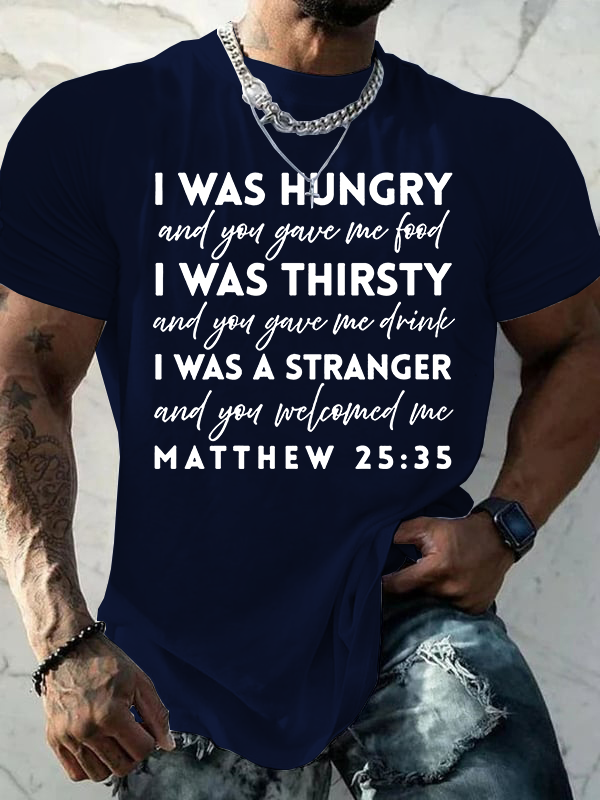 Bible Verse  Jesus God Christian Cotton T-Shirt