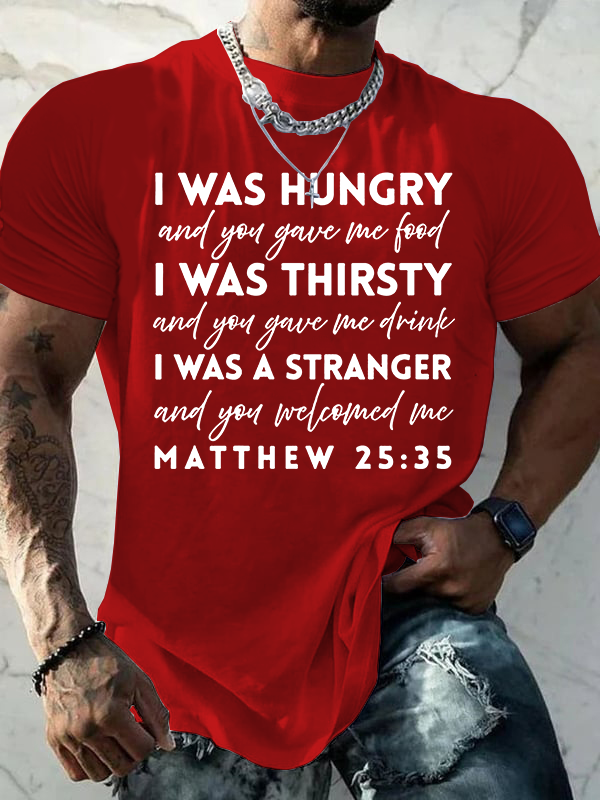 Bible Verse  Jesus God Christian Cotton T-Shirt