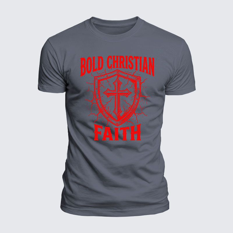 Bold Christian Jesus God Christian  – Luxe Mercerized Interlock Cotton Tee
