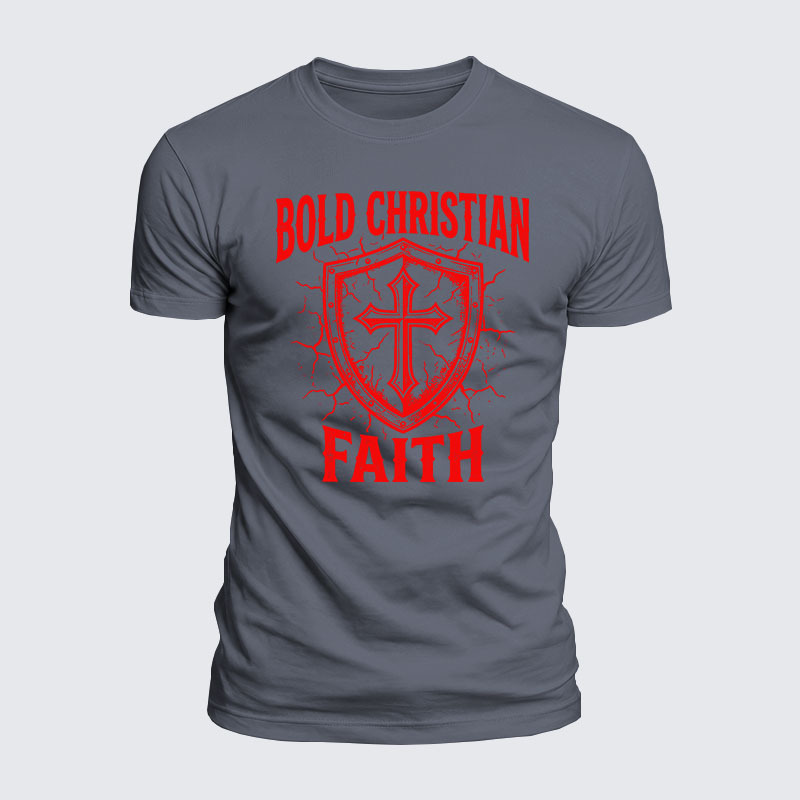 Bold Christian Jesus God Christian  – Luxe Mercerized Interlock Cotton Tee