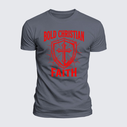 Bold Christian Jesus God Christian  – Luxe Mercerized Interlock Cotton Tee
