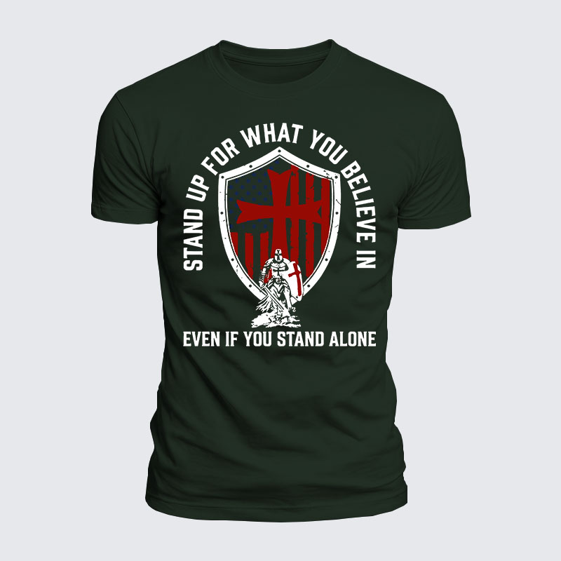 Luxe Mercerized Cotton Tee - Stand Up For What You Believe