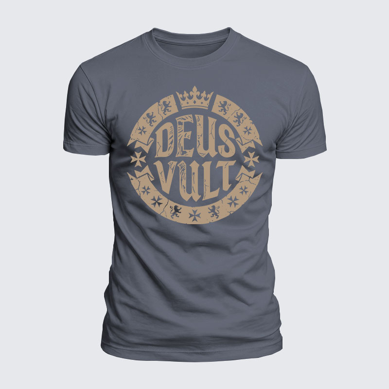 Luxe Mercerized Cotton Tee - Deus Vult