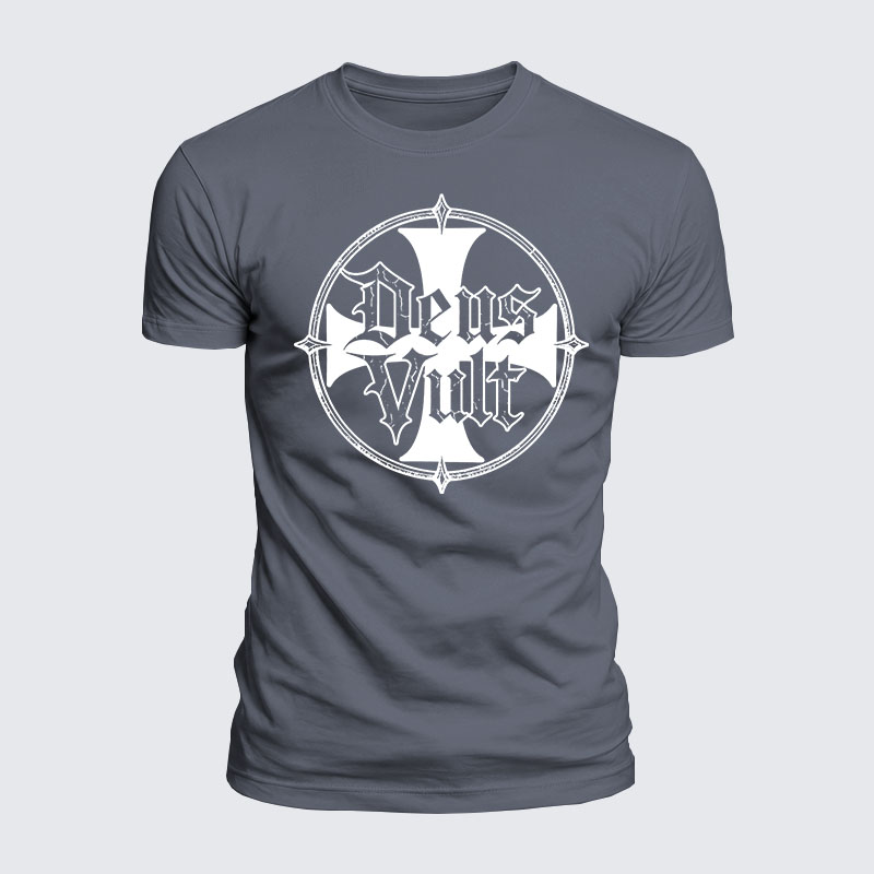 Luxe Mercerized Cotton Tee - Deus Vult