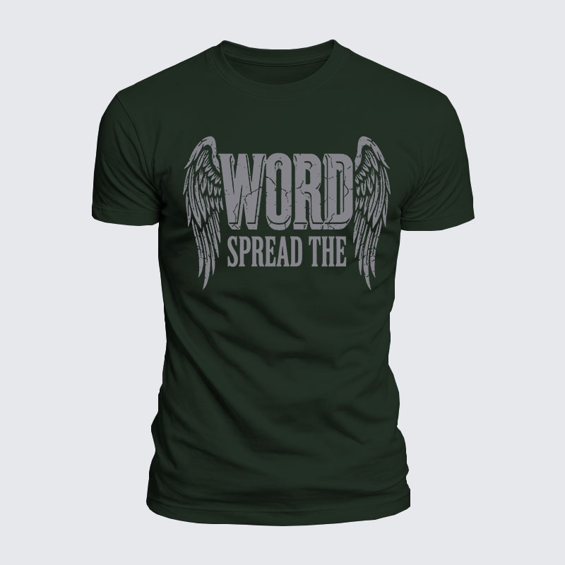 Luxe Mercerized Cotton Tee - Spread The Word