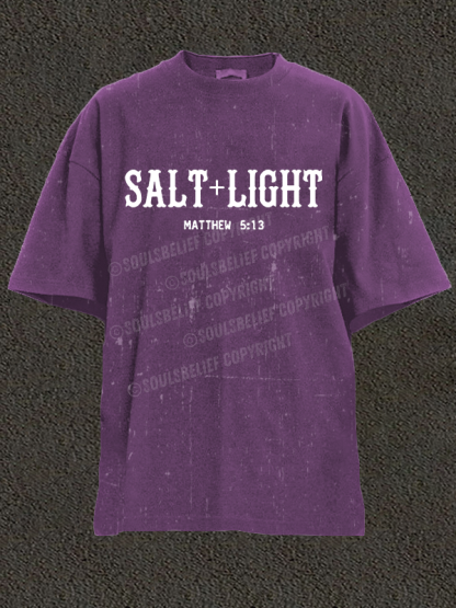 Salt & Light Christian Washed T-Shirt