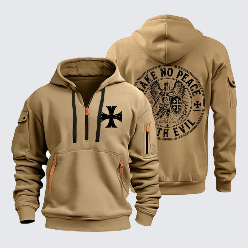 Zipper Hoodies - Make No Peace With Evil