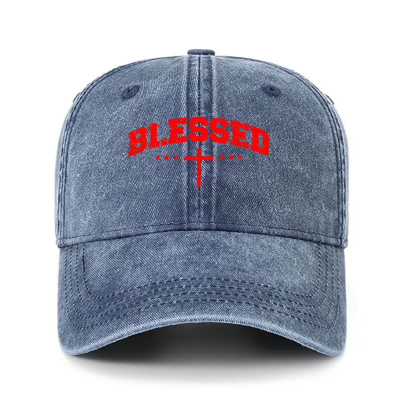 Heritage Washed Cap - Blessed Cross