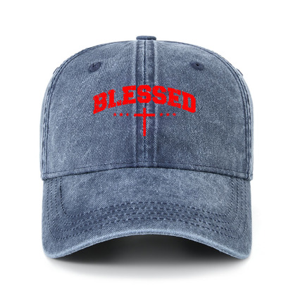 Heritage Washed Cap - Blessed Cross
