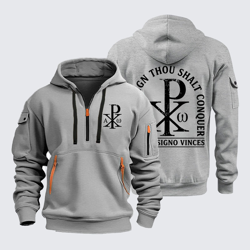 Zipper Hoodies -  In Hoc Signo Vinces