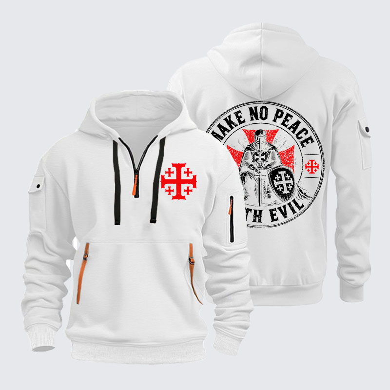 Zipper Hoodies -  Make No Peace With Evil