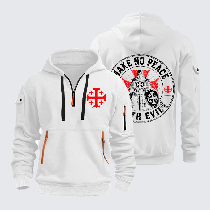 Zipper Hoodies -  Make No Peace With Evil