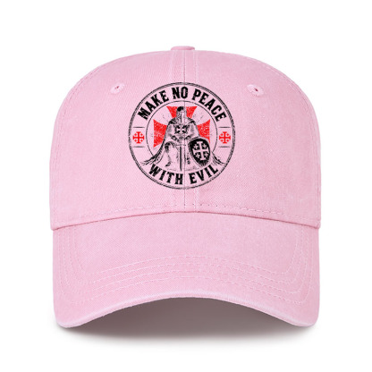 Heritage Washed Cap - Make No Peace With Evil