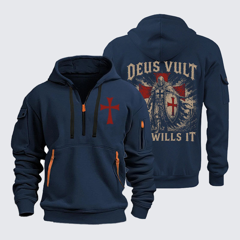 Zipper Hoodies - Deus Vult