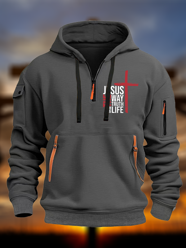Jesus The Way Truth Life Jesus God Christian Zipper Hoodies