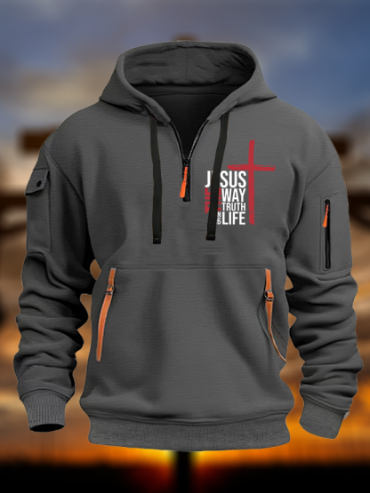 Jesus The Way Truth Life Jesus God Christian Zipper Hoodies