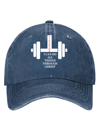 Fitness Philippians 4 : 13 Christian Hat