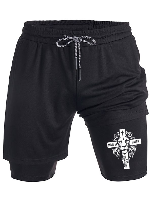 Man of Faith Christian Performance Shorts