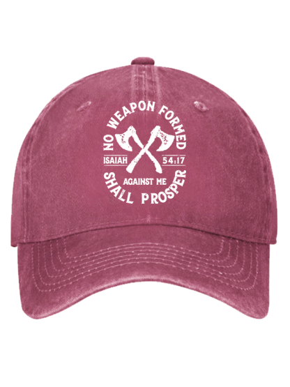 No Weapon Formed Shall Prosper - Isaiah 54:17 Christian Hat