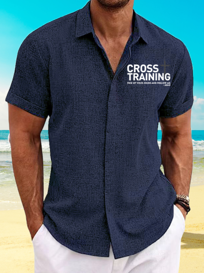 Cross Training Jesus God Christian Short Sleeve Shirt