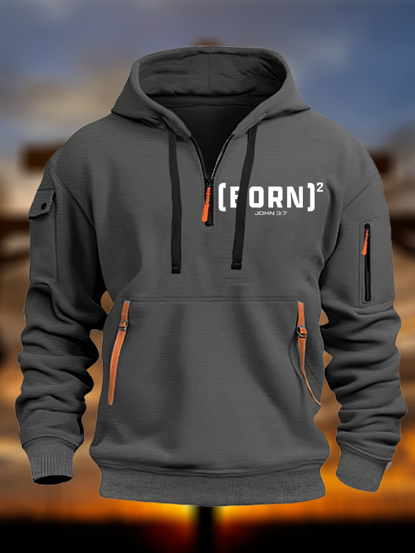 Born Again John 3:7  Jesus God Christian Zipper Hoodies