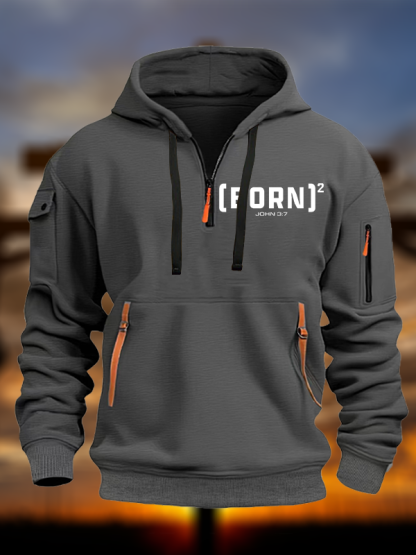 Born Again John 3:7  Jesus God Christian Zipper Hoodies