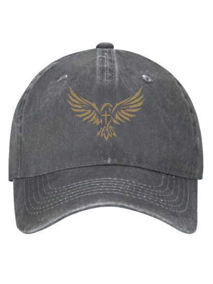 Wings Like Eagles Cross Christian Hat