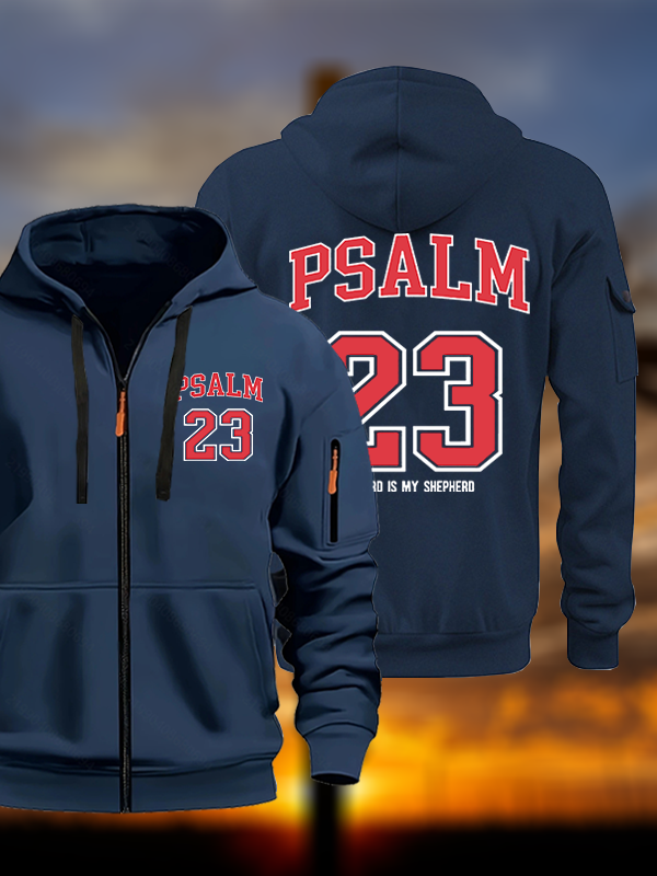 Psalm 23 Jesus God Christian Zipper Hoodies