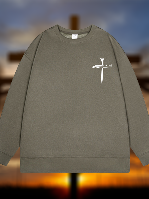 Cross  Jesus God Christian Sweatshirt