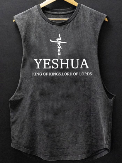 Yeshua King Of Kings Lord Of Lords Christian Washed Tank