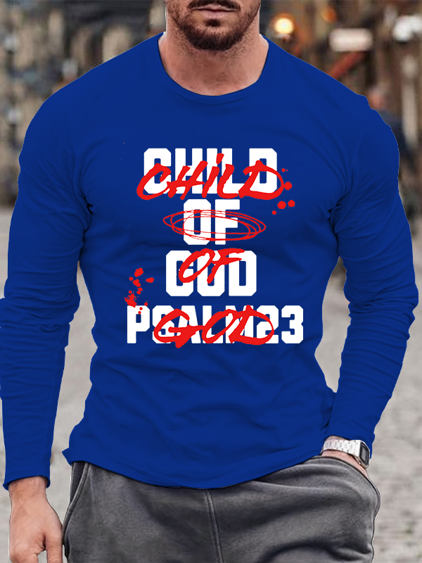 Child Of God  Jesus God Christian Cotton Long Sleeve T-Shirt