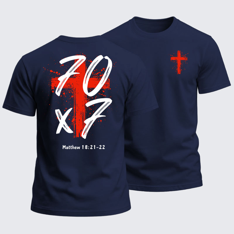 Heavyweight Cotton Tee - Matthew 18:21-22