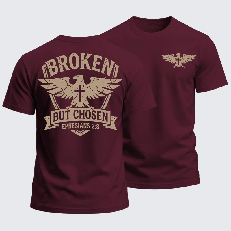 Heavyweight Cotton Tee - Broken But Chosen