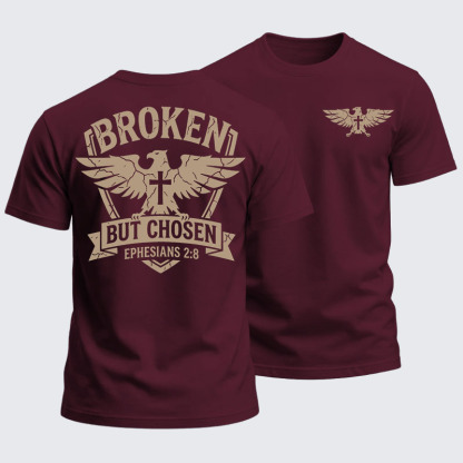 Heavyweight Cotton Tee - Broken But Chosen