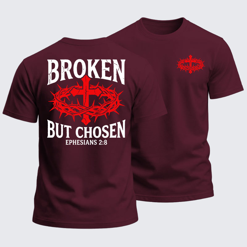 Heavyweight Cotton Tee - Broken But Chosen