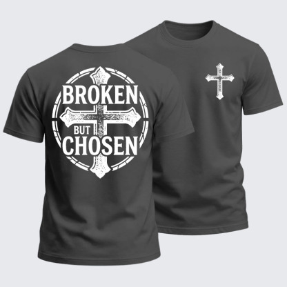 Heavyweight Cotton Tee - Broken But Chosen