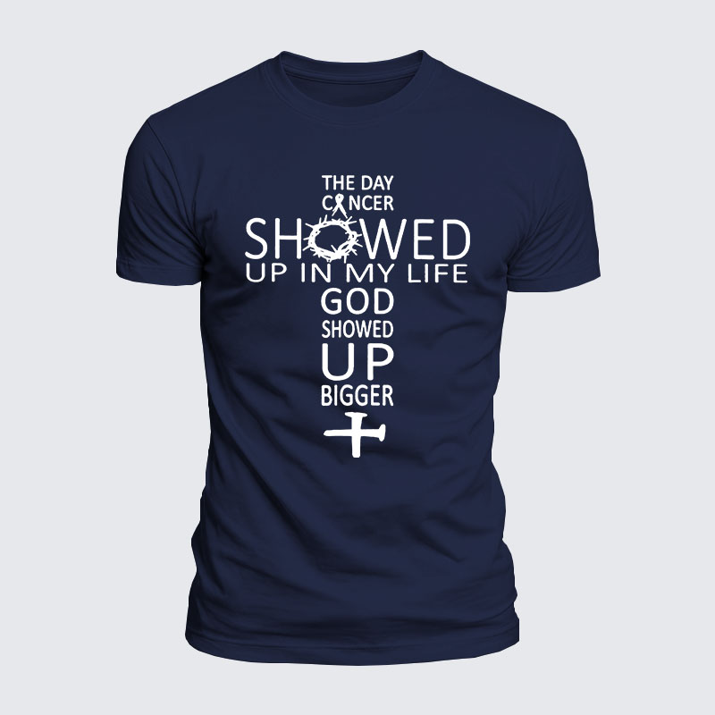 Luxe Mercerized Cotton Tee - The Devil Saw Me Until I Said Amen