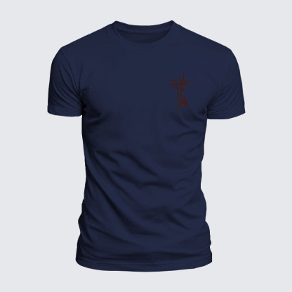 Luxe Mercerized Cotton Tee - Faith 2 Cor 5:7