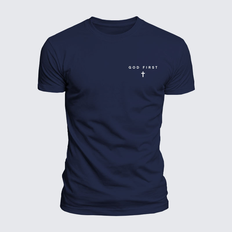 Luxe Mercerized Cotton Tee - God First