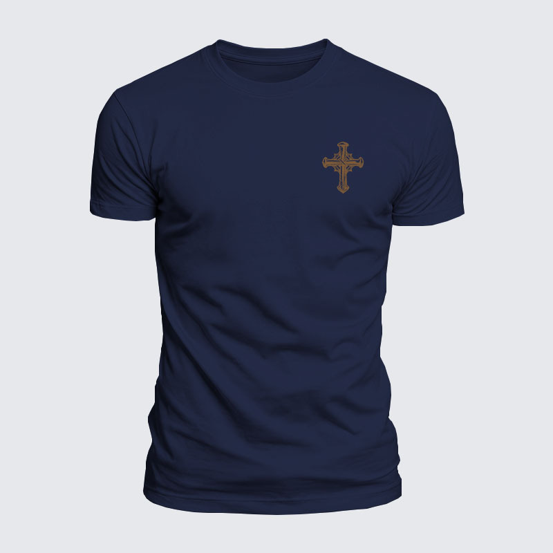 Luxe Mercerized Cotton Tee - Cross