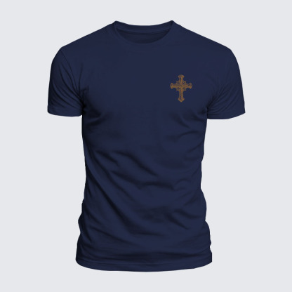 Luxe Mercerized Cotton Tee - Cross