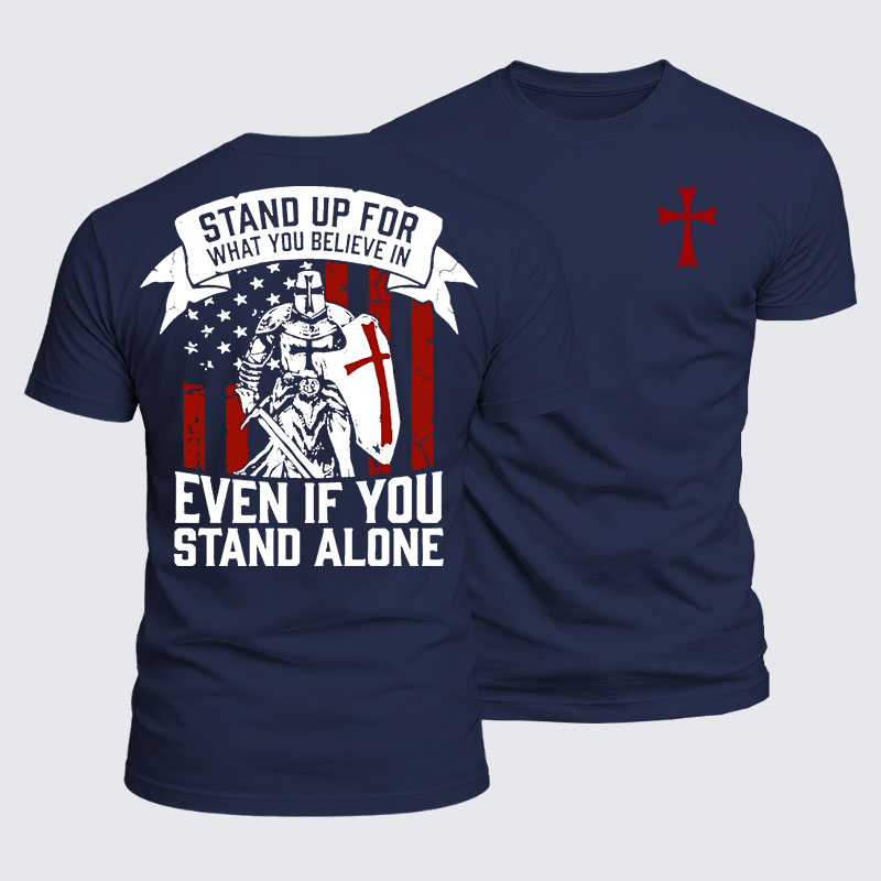 Luxe Mercerized Cotton Tee - Stand Up For What You Believe