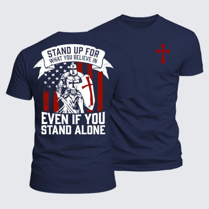 Luxe Mercerized Cotton Tee - Stand Up For What You Believe